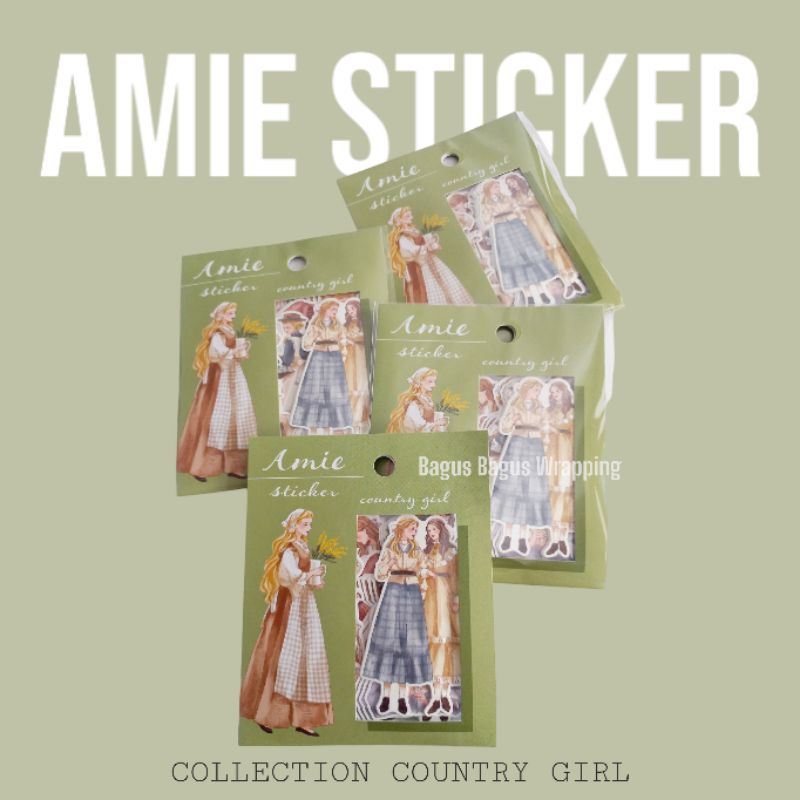 

COUNTRY GIRL STICKER JOURNAL AESTHETIC/ VIBTAGE RETRO/ STIKER SCRAPBOOK