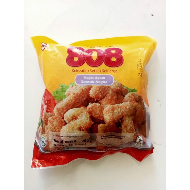 

808 chicken nugget angka 250gr