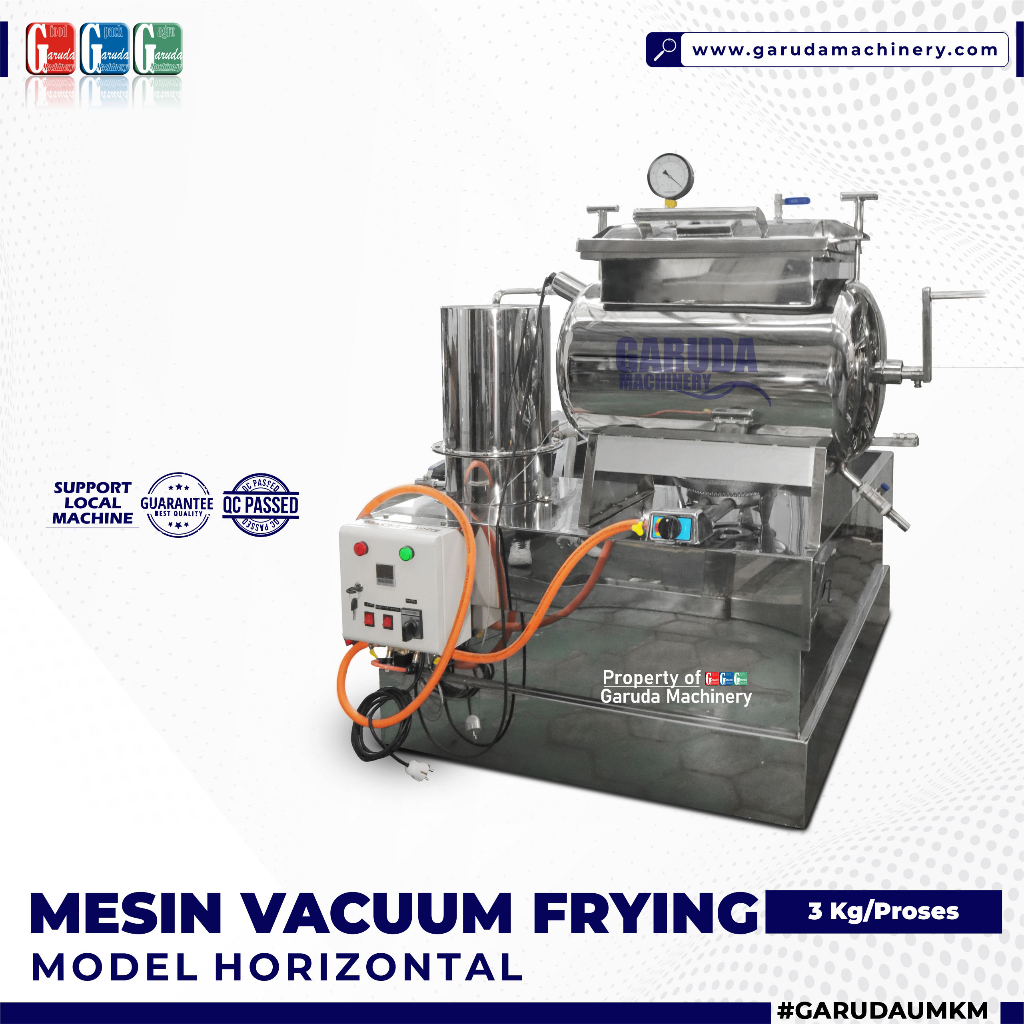 MESIN PENGGORENG KERIPIK BUAH / VACUUM FRYING KAPASITAS 3KG