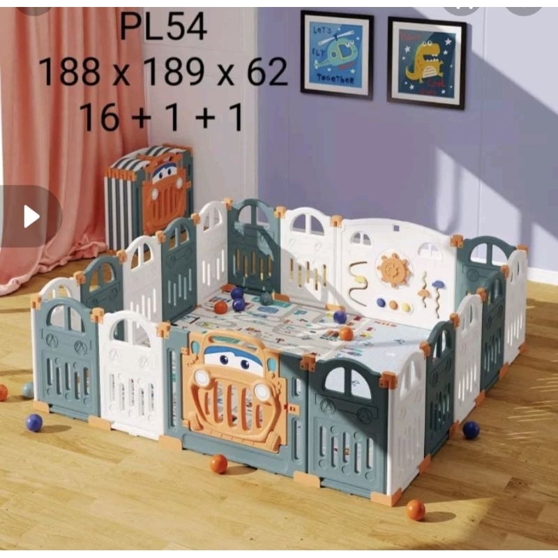 PAGAR BAYI PLAY FENCE PAGAR MAINAN BAYI PRELOVED LIKE NEW MASIH BAGUS BANGET