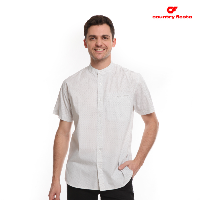 kemeja Pria Country Fiesta 01MWI04110 Putih