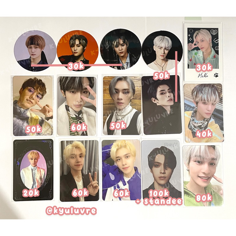 WAYV NCT PHOTOCARD PC hendery winwin lucas yangyang xiaojun awaken the world phantom cc circle card 
