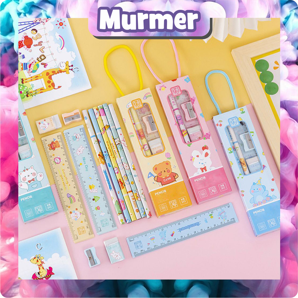 

Murmerofficial STATIONERY PAKET ALAT TULIS 5 IN 1 / ALAT TULIS SET 5 IN 1 / PERLENGKAPAN MENULIS S084