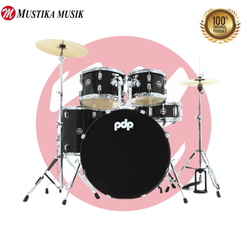 Drum Set PDP-PDCE2215KTIB with Cymbals - Iridescent Black Sparkle