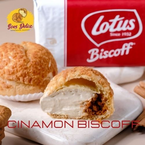 

Ssl09 Kue Sus Soes Deliz Renyah rasa keju greentea biscoff cookies n cream isi 10 pcs
