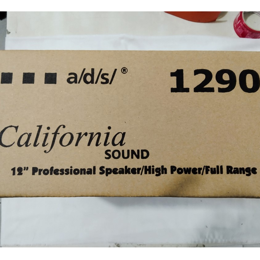 Speaker Merek ADS 12 Inch 1290 CALIFORNIA SOUND