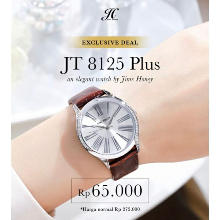 Jims Honey Jam Tangan Wanita - Fashion Elegan Mewah - Kode 8125