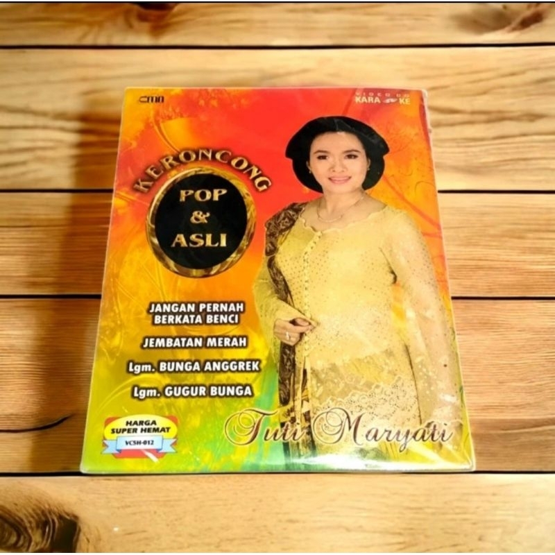 VCD KARAOKE EKONOMIS POP & ASLI KERONCONG TUTI MARYATI