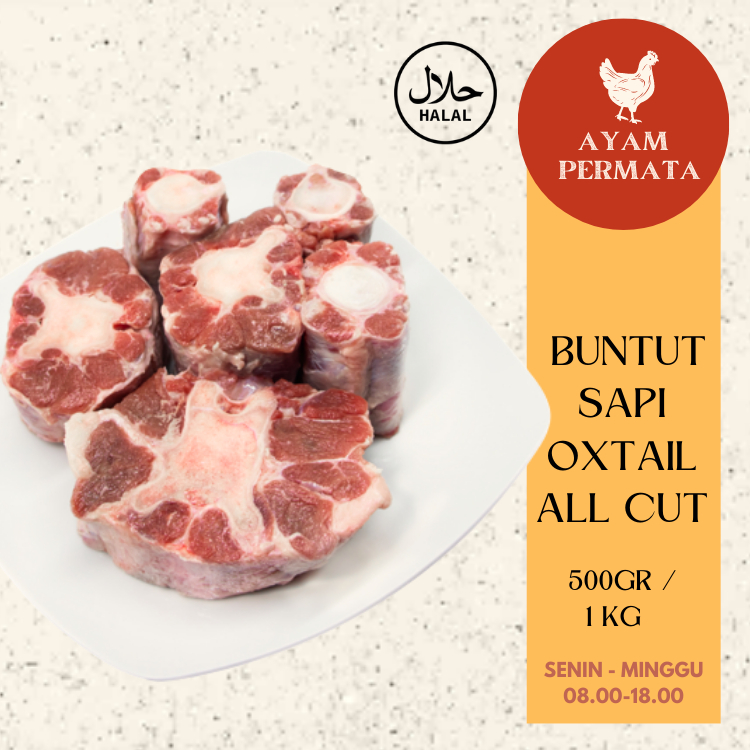 

Buntut Sapi Premium 1kg 500gr Segar Fresh Frozen Spesial Beef Oxtail Soup Sop - Ayam Permata