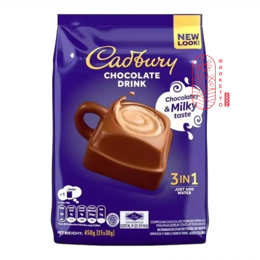 

Cadbury Hot Chocolate Drink 3 in 1 / Minuman Coklat Bubuk Cadbury 390gr