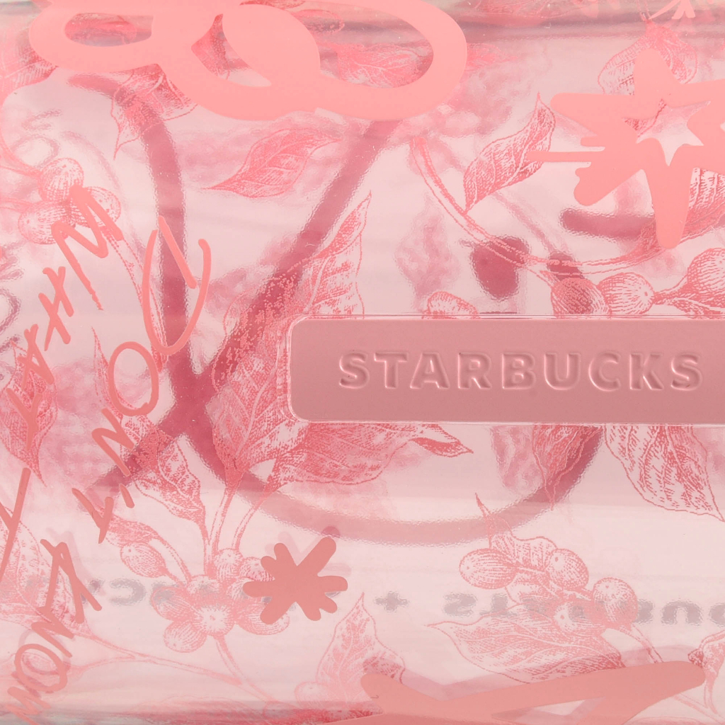 Starbucks Blackpink Tumbler Pink Doodles 16oz Grande Plastic Bottle Water Lisa Jennie Jisoo Rose Box