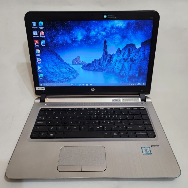 laptop ultrabook slim/tipis Hp probook 440 g3  - core i5 gen6 - ram 16gb - ssd 512gb