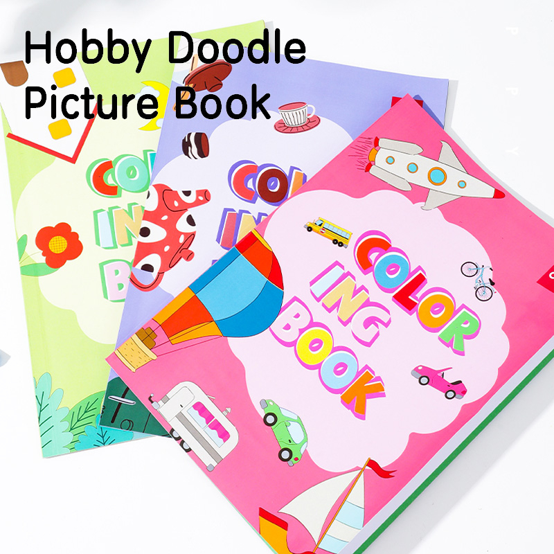 Deli Children Coloring Book / Buku Mewarnai Anak 12 Lembar Kertas 120G Berbagai Tema EN04X Image 3