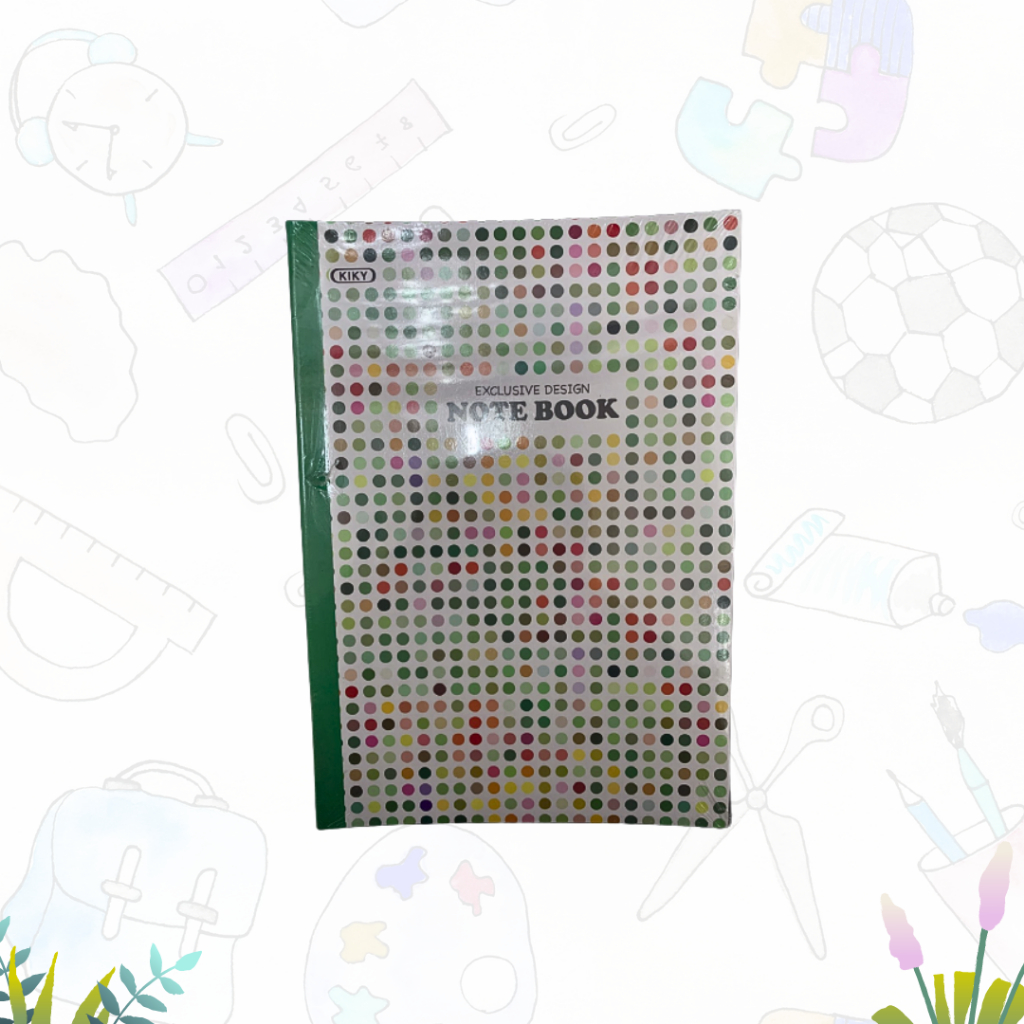 

BUKU TULIS KIKY 42 LEMBAR 1 PAK / 10 BUK MOTIF RANDOM