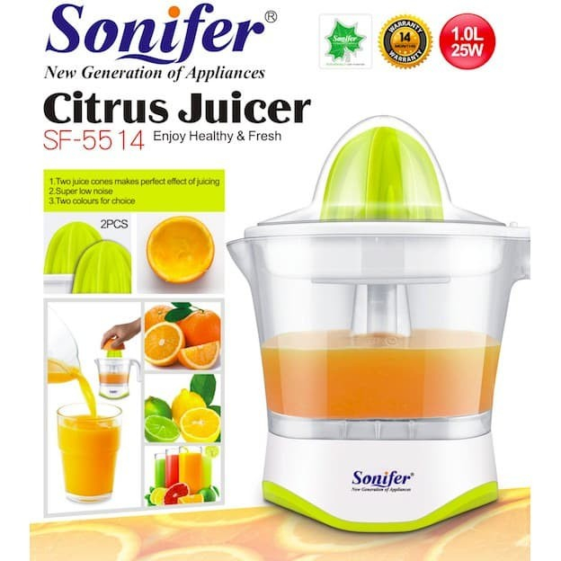 Citrus Juicer Sonifer SF-5514 / Alat Peras Otomatis Pemeras Buah Jeruk