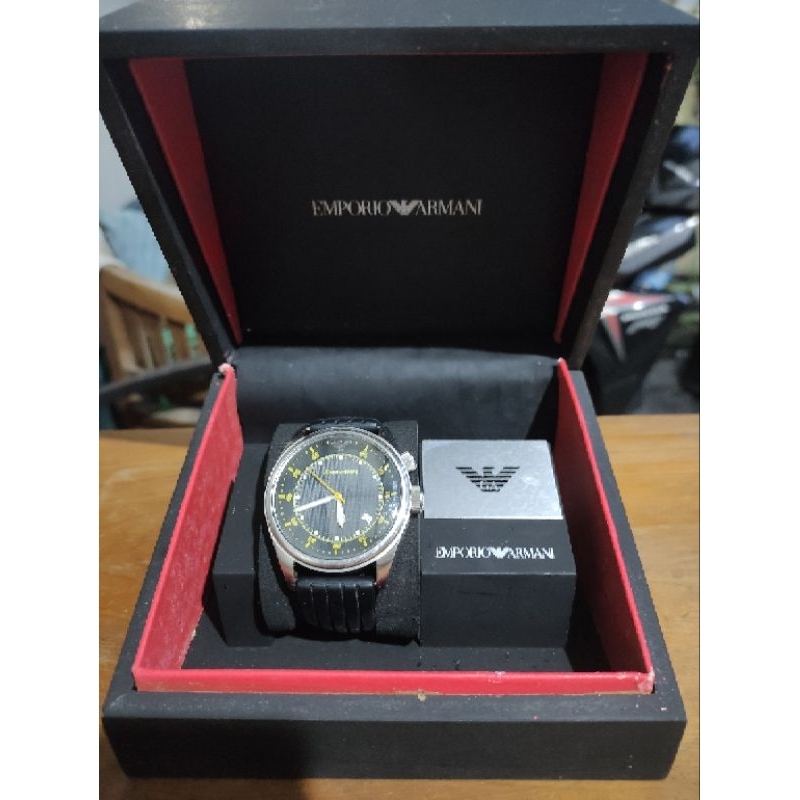 Jam Emperio Arman Swiss Made Bekas Second