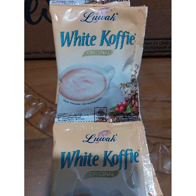 

Luwak white koffie Original 10pcs @20gr