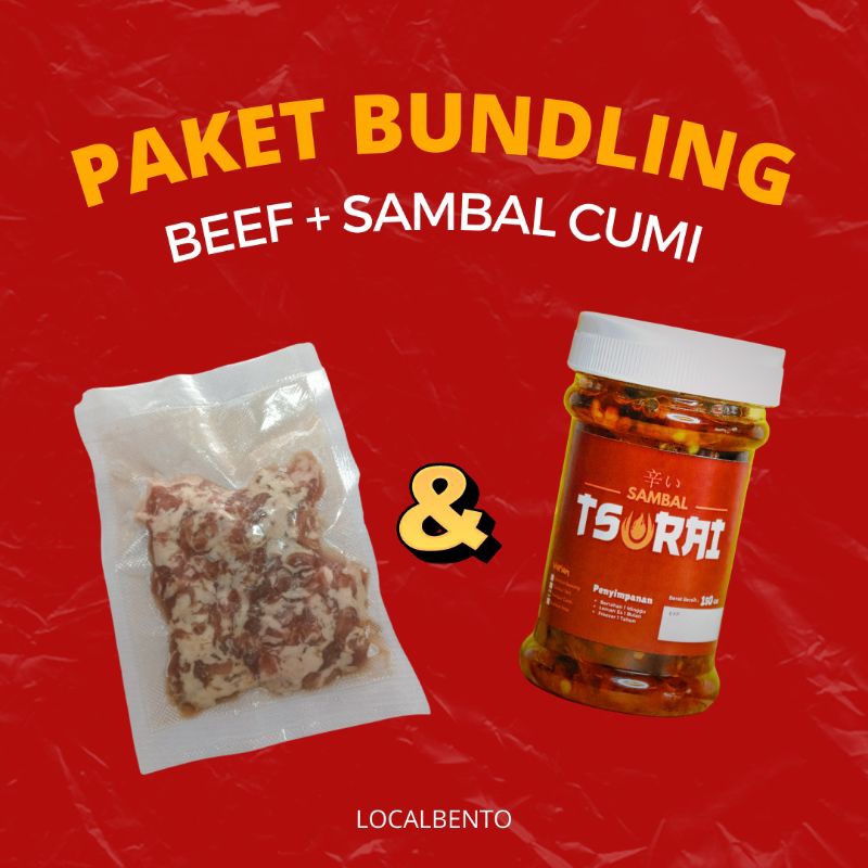 

Beef + Sambal cumi