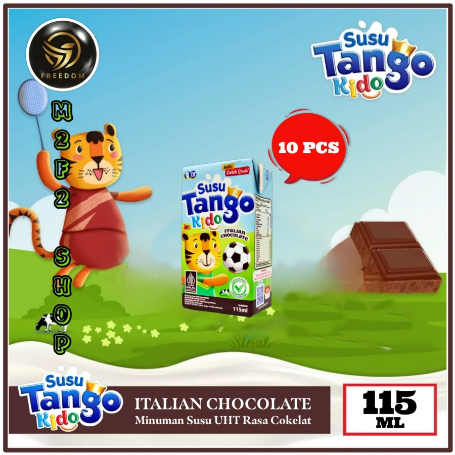 

Susu Kids Tango Kido Italian Chocolate | Cokelat Kotak UHT - 115 ml (Kemasan 10 Pcs)