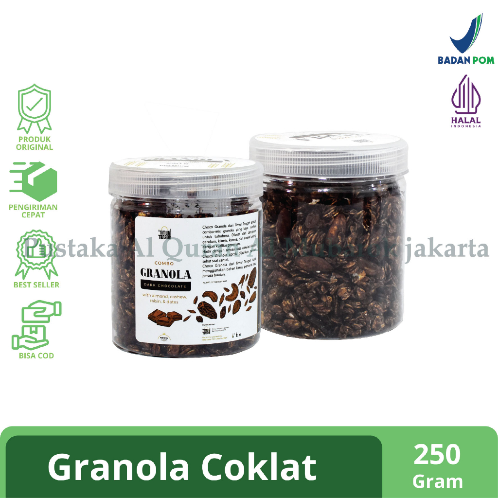 

Granola Rasa Dark Chocolate Makanan Diet Granola Ukuran Kecil 250 Gram Oats Food Coklat Granolab Sehat Oat Grande Dark Chocolate Combo Granola Toples Cemilan Diet Sarapan Sehat