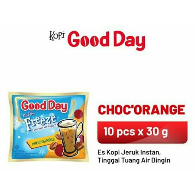kopi good day choco orange 10sachet