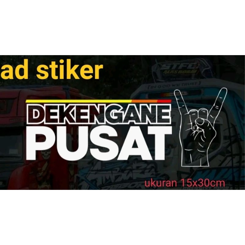STIKER DEKENGANE PUSAT GUS IQDAM STIKER VIRAL STIKER CUSTOM