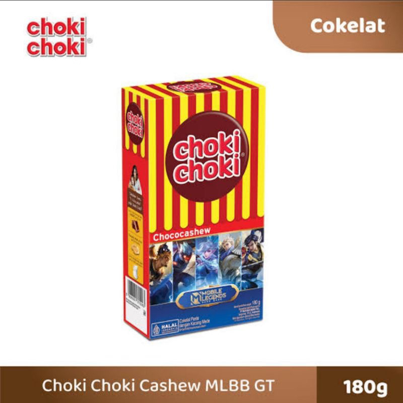 

CHOKI CHOKI PASTA CHOCOCASHEW isi 20pcs