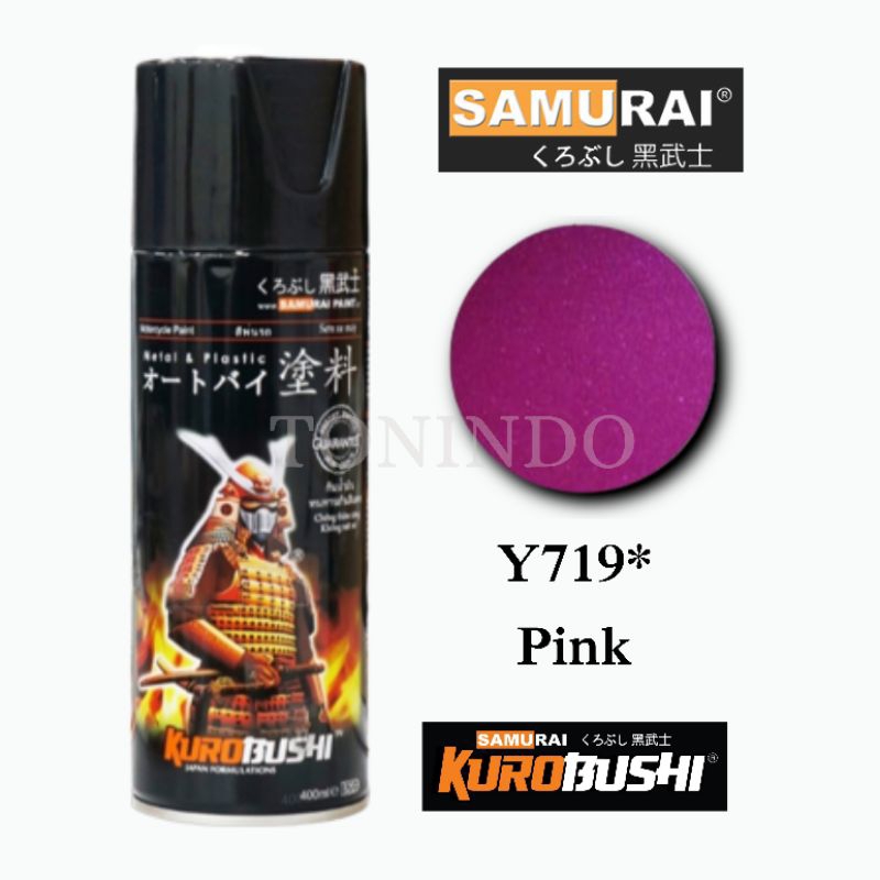 Cat Samurai Pink Y719* Cat Semprot/ Spray Warna Yamaha Merah Muda