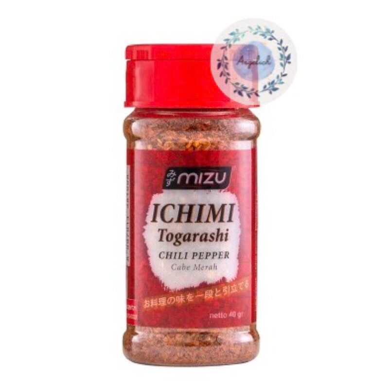 

Mizu Ichimi Togarashi Chili Pepper Bubuk Cabe Merah 40gr