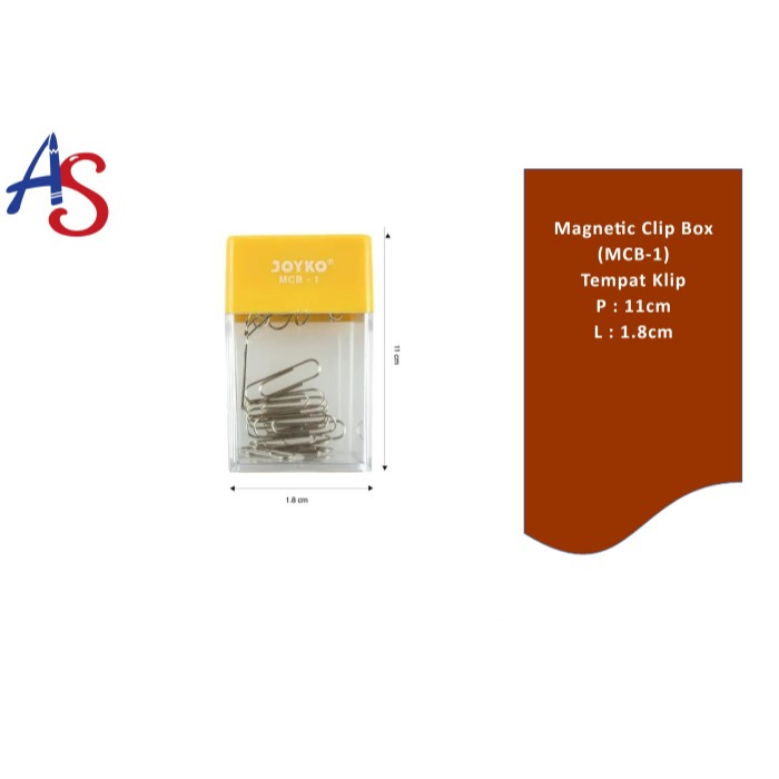 

MCB-1 Tempat Klip dengan Magnet (JOYKO)