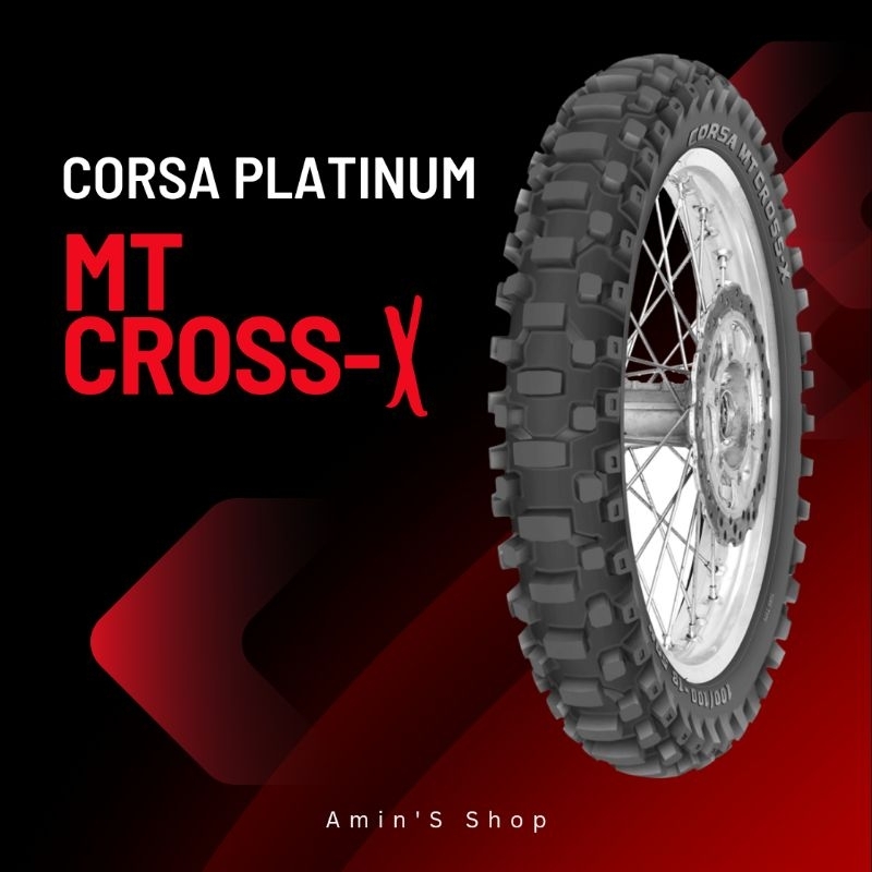 Ban luar Corsa Platinum MT Cross-X 70/100-19. Ban motor Tubetype.