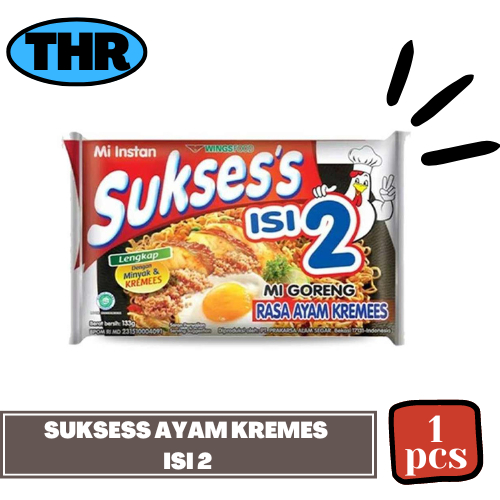 

Mie Suksess Goreng Ayam Kremes Isi 2 1pcs