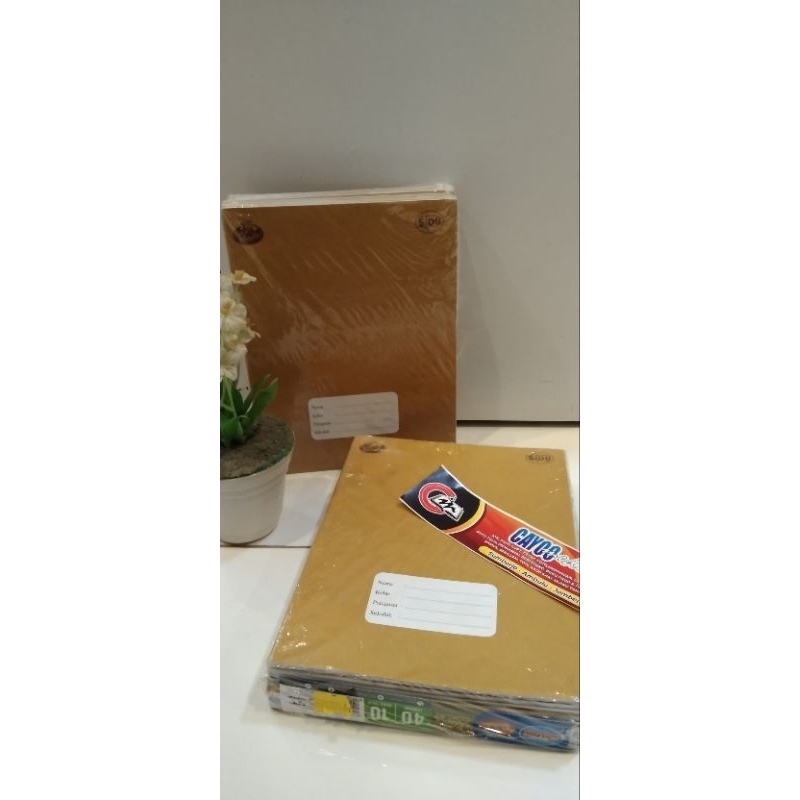 

BUKU TULIS SIDU 40 SAMPUL COKELAT| 1 PACK (10 BUKU)