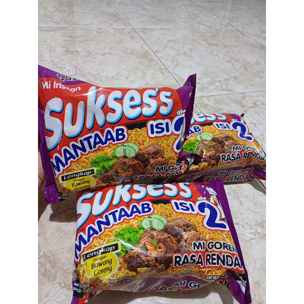 

Mie Suksess Goreng Rendang isi 2 pcs