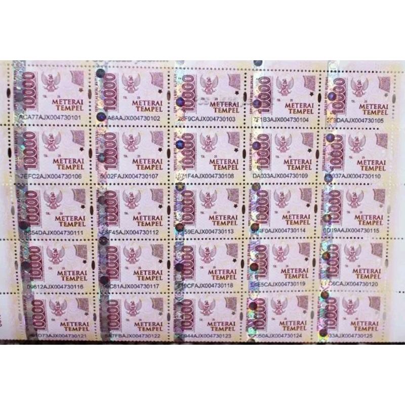 

Materai 10000