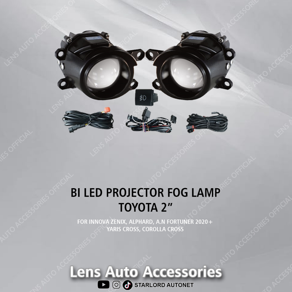 BI LED PROJECTOR FOG LAMP TOYOTA 2"