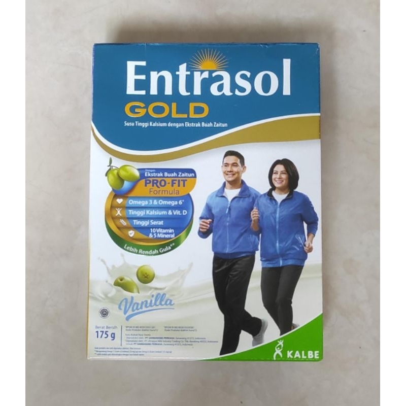 

entrasol gold vanila coklat original 170gr