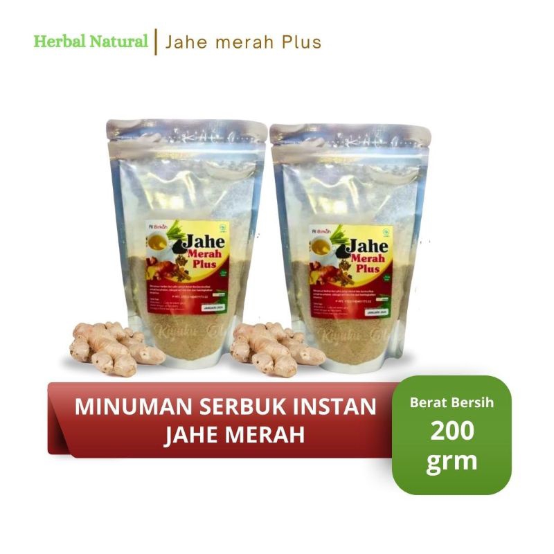 

Jahe Merah Plus Herbal Al Birkah 200g - Minuman Penjaga imun dan Sta