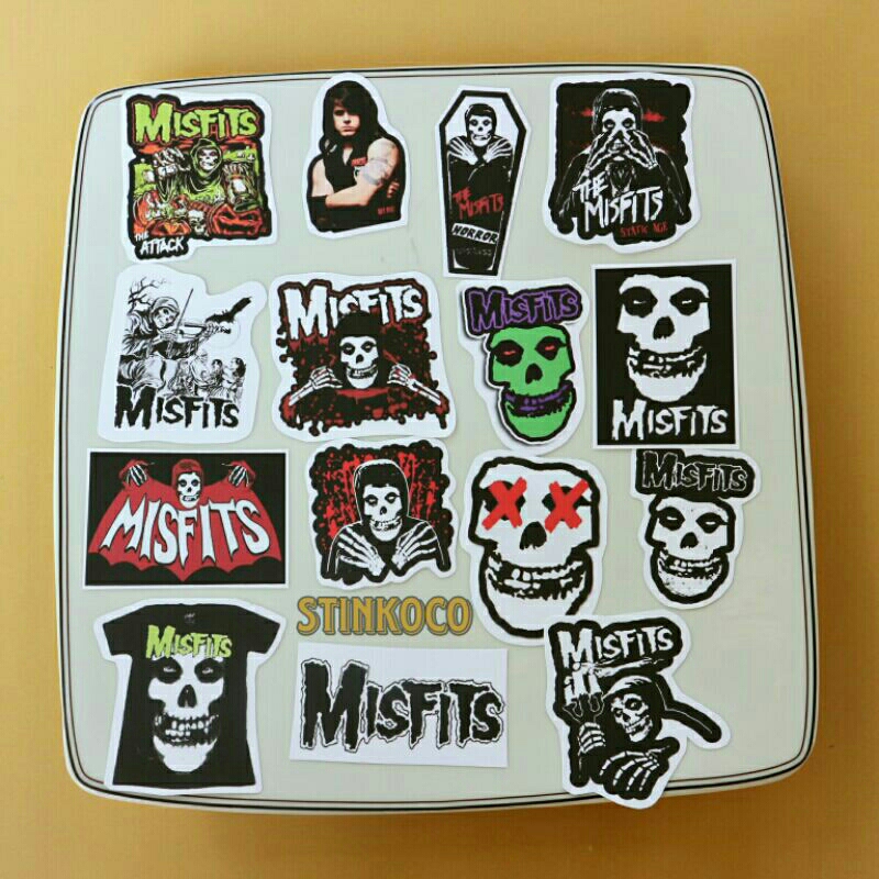 

[15PCS] STICKER THE MISFITS/GLENN DANZIG ISI 15 STICKER