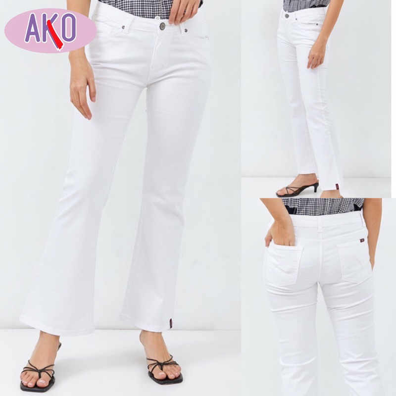 celana jeans wanita brand AKO - Cutbray 16-2358