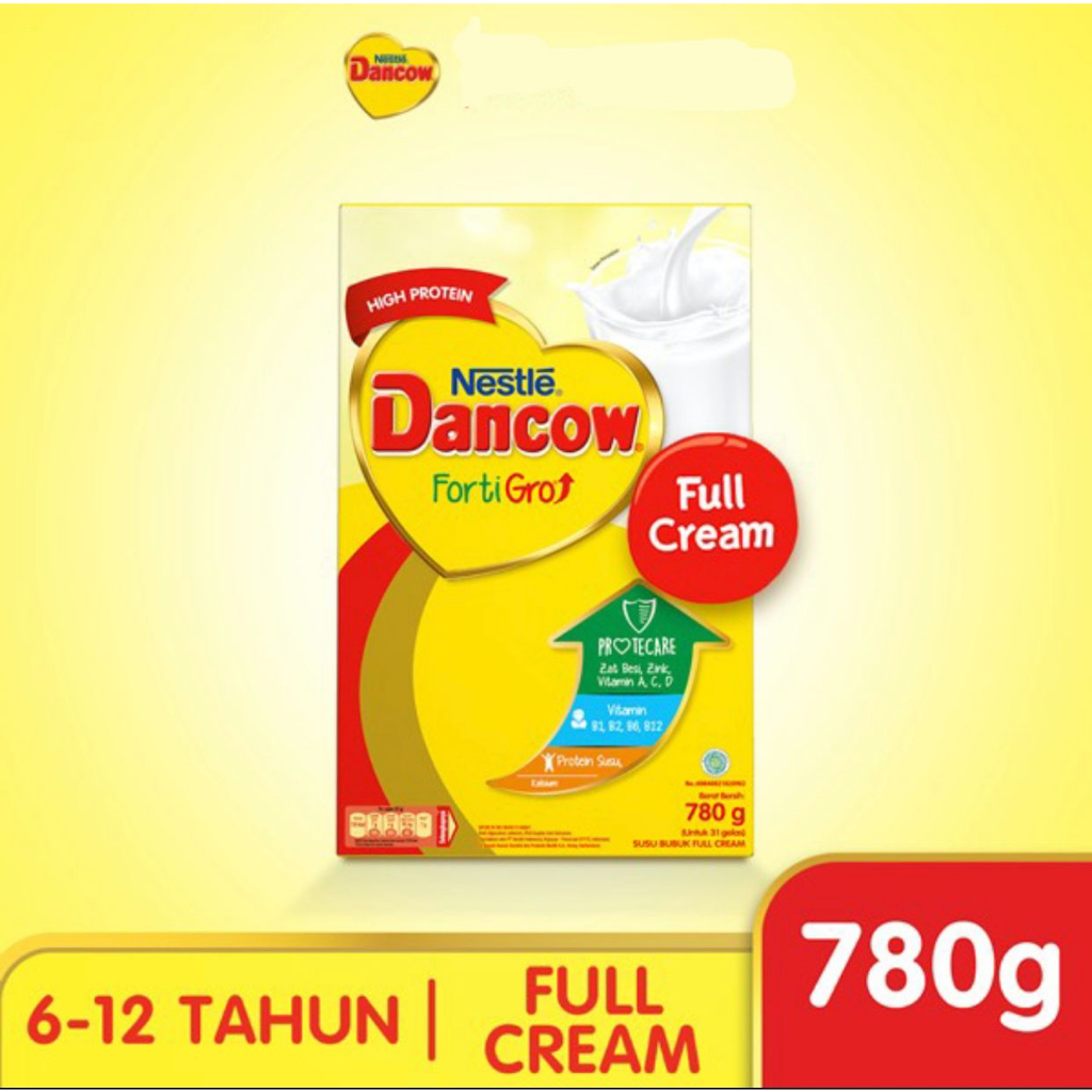 

NESTLE DANCOW FortiGro - Susu Bubuk Full Cream - Anak 6-12 Tahun - Box 780 gram