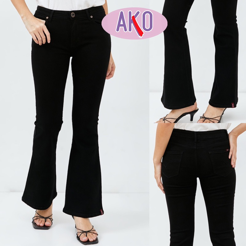 celana jeans wanita brand AKO - Cutbray 16-3312