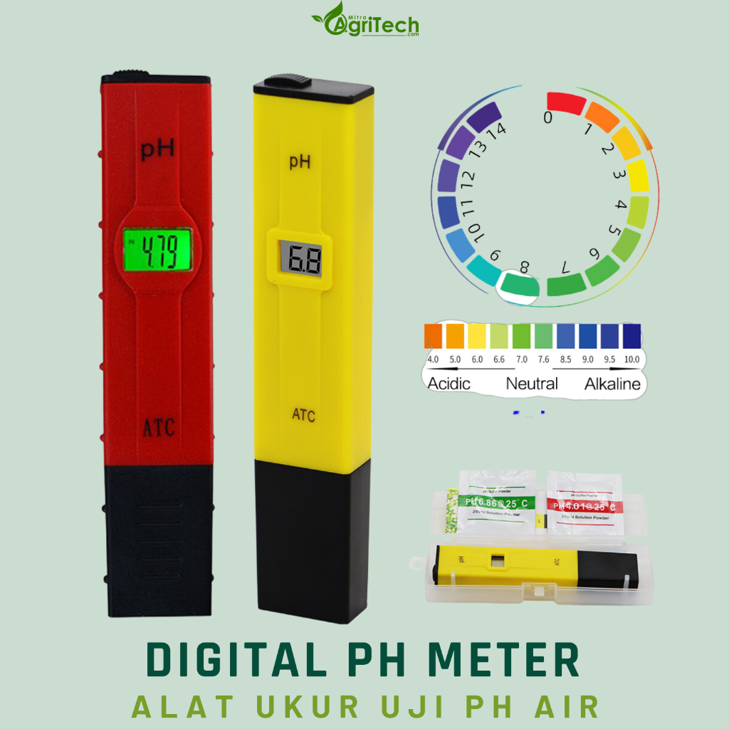 PH METER ALAT UKUR UJI AIR HIDROPONIK PH AIR DIGITAL AIR MINUM AKUARIUM AKURAT