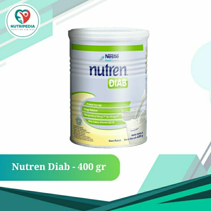 

Nutren Diab Vanilla 400 gr / Susu Diabetes Nutren Diab