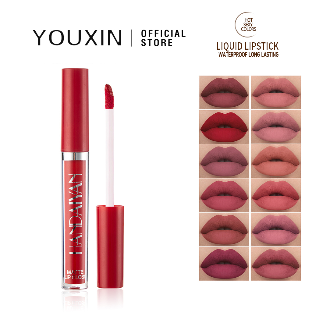 ✨COD✅ Lipstik Warna Coklat / Lipstik Tahan Air / Lipstik Matte Murah / Lipstik Korea
