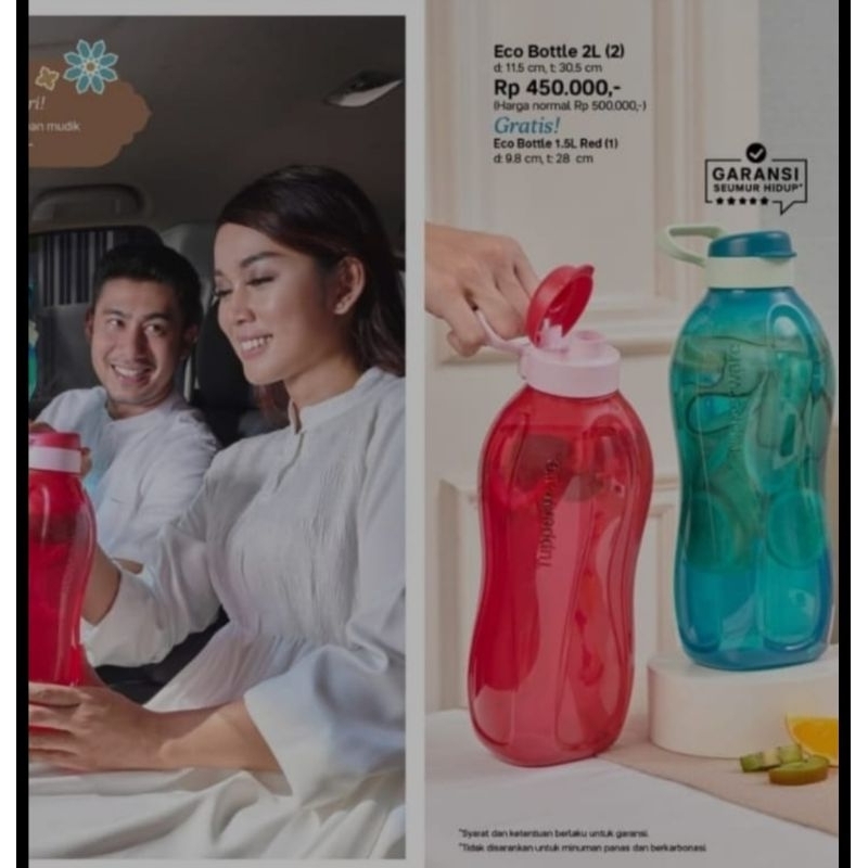 Tupperware Eco Bottle 2L