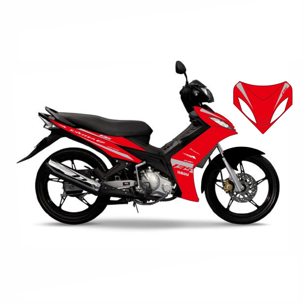 STICKER STRIPING TRANSPARAN YAMAHA JUPITER MX OLD EXCITER GP