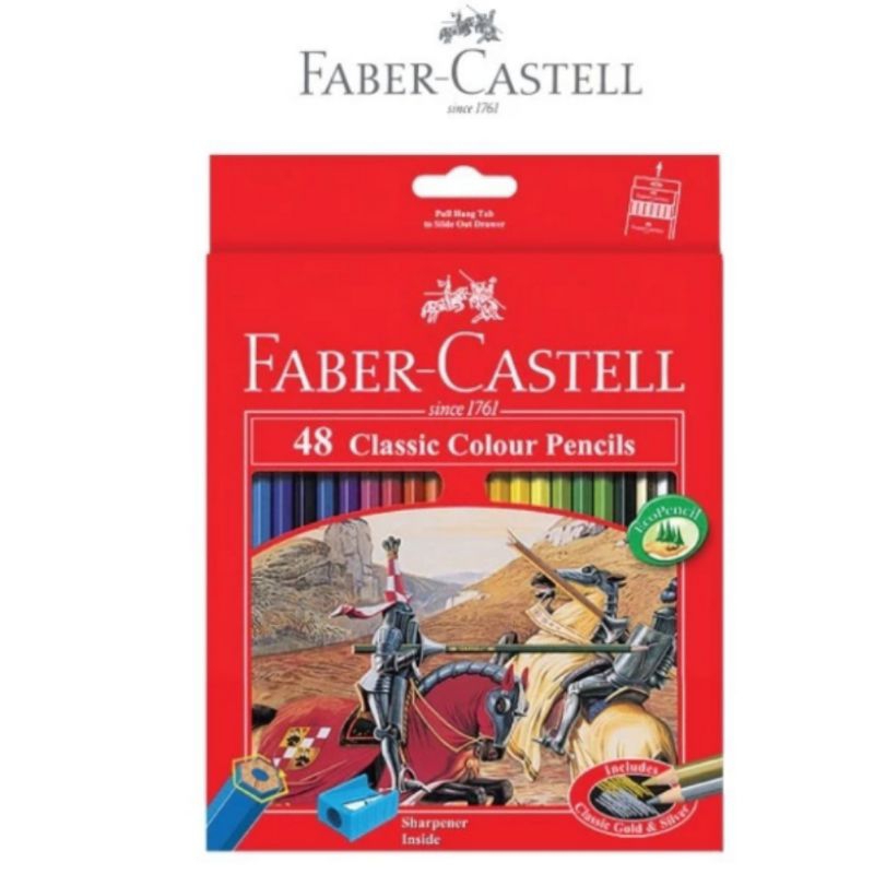 

Pensil warna 48 warna Faber Castell / Faber Castell pensil warna 48 warna classic color pencils