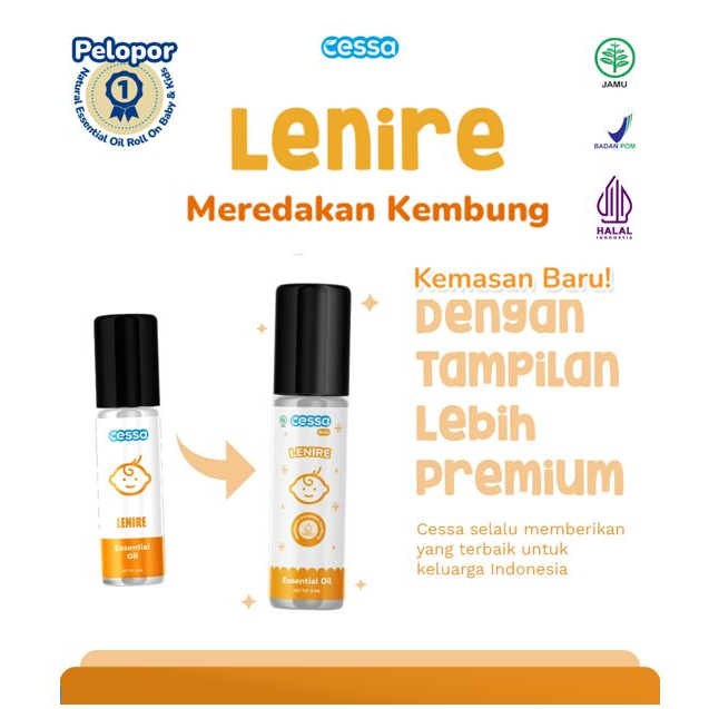 CESSA Baby Lenire 8ml | Essential Oil Meredakan Perut Kembung Bayi