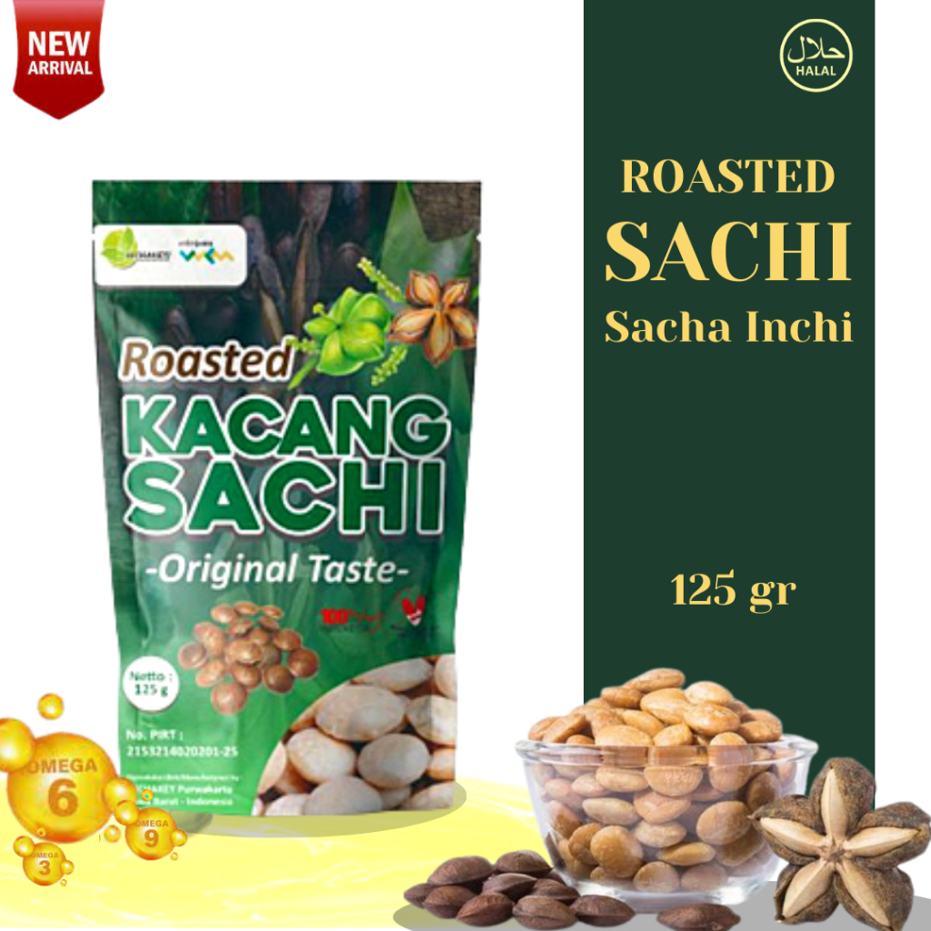 

Kacang Sacha Inchi Sangrai untuk diet Roasted Sacha Inchi Omega 3 6 9 Snack Sehat
